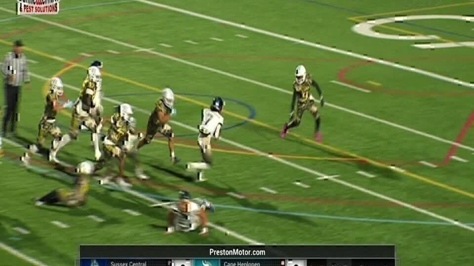 Highlights: Cape Henlopen Football Outlasts Sussex Central, 23-21